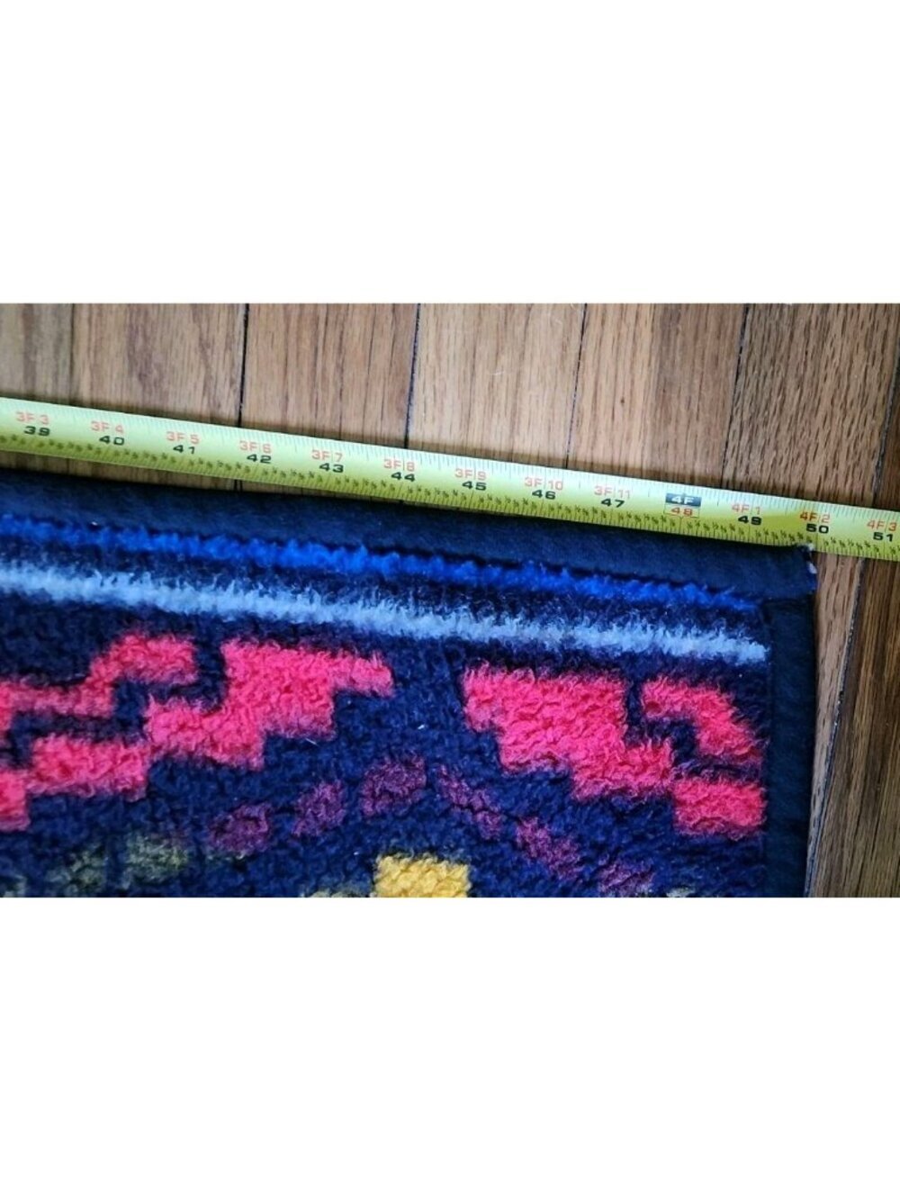 Vintage Biederlack Blanket Throw Aztec Southwest Reversible West Germany Bright - Picture 7 of 7